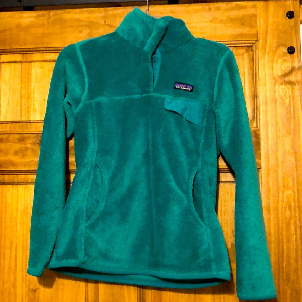 Patagonia T-Snap Pullover, teal. S.